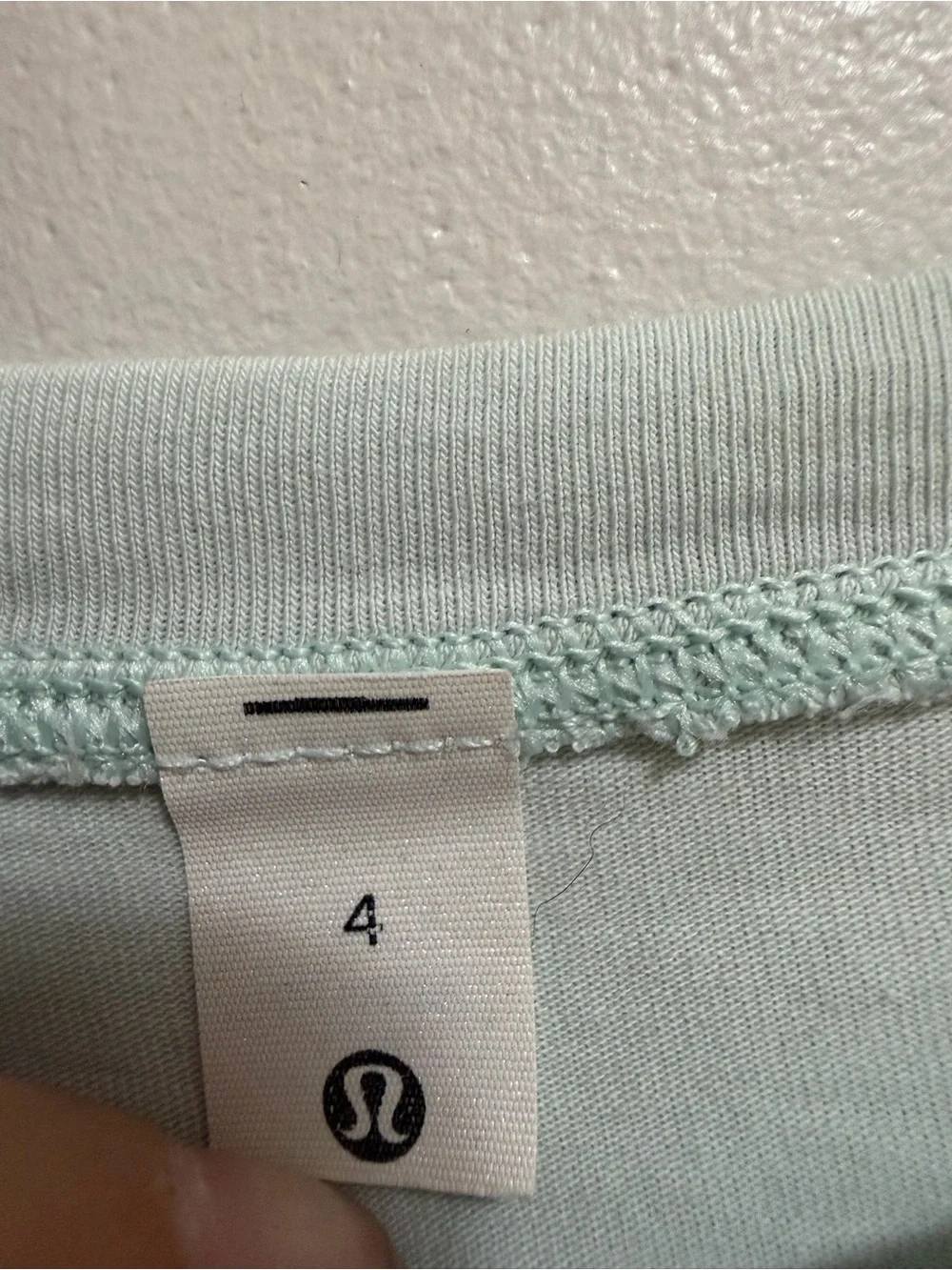 Lululemon All Yours Cropped T-Shirt Mint Green Size 4